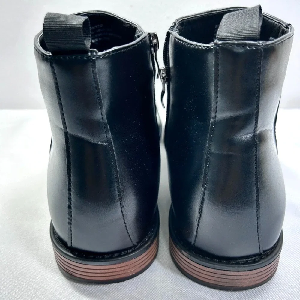 New York & Company‎ Men's David Chelsea Boots Almond Toe Black US 12